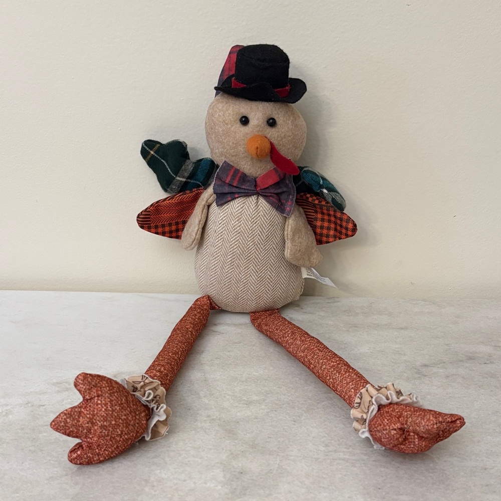 Festive Plush Turkey Decor